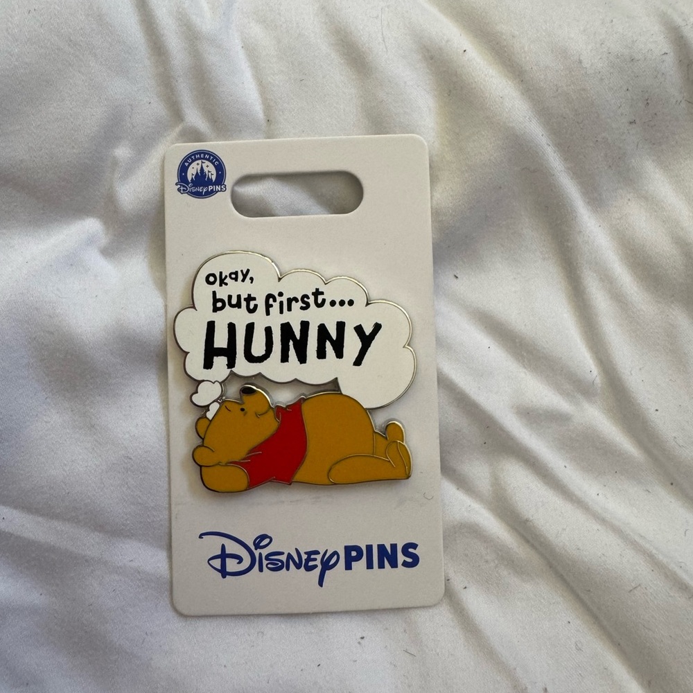 Disney Pins Winnie the Pooh Pin - “okay, but first hunny”